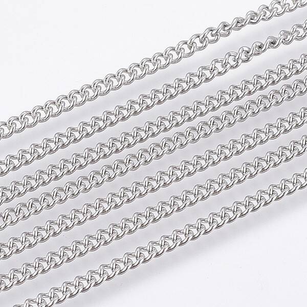 Tarnish Resistant 304 Stainless Steel Curb Chains