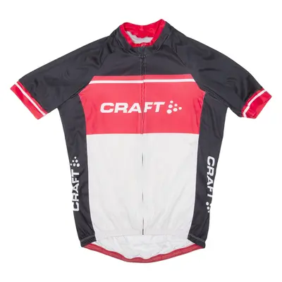 CRAFT Cycling Mens Jersey Red Full Zip L