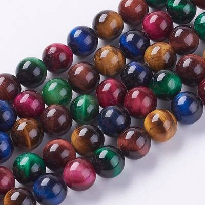 Natural Tiger Eye Beads Strands