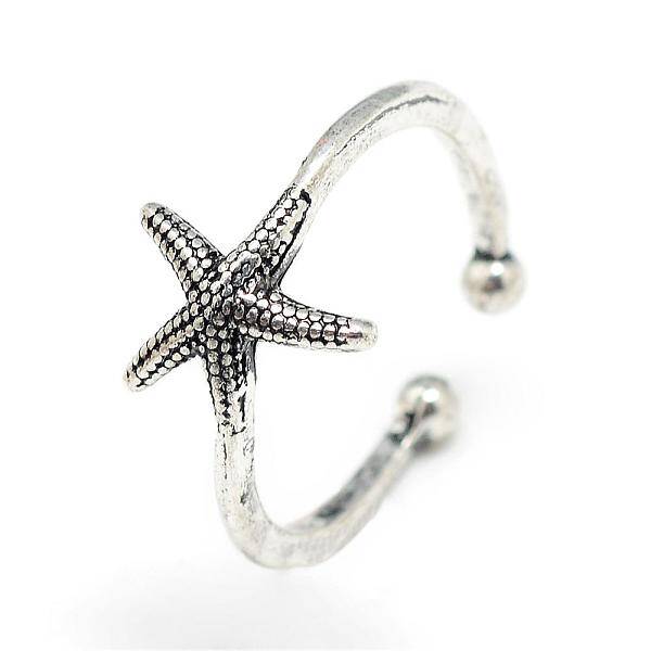 Adjustable Alloy Cuff Finger Rings
