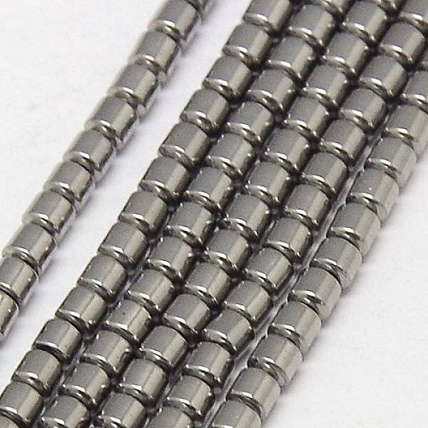 Electroplate Non-magnetic Synthetic Hematite Beads Strands