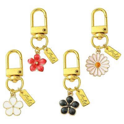 Alloy Enamel Flower Pendant Decorations