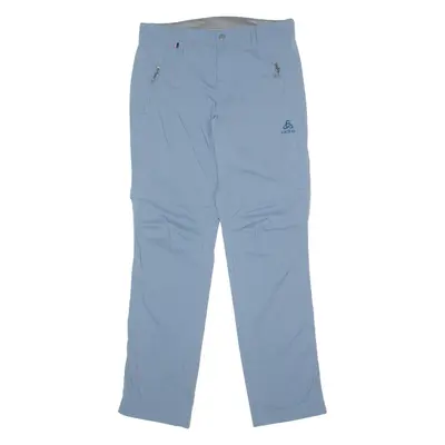 ODLO Outdoor 2 in 1 Mens Trousers Blue Regular Straight W33 L31