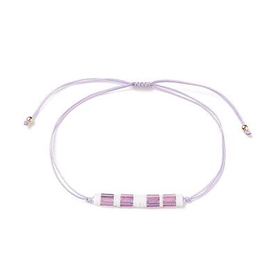 Glass Seed Link Bracelet