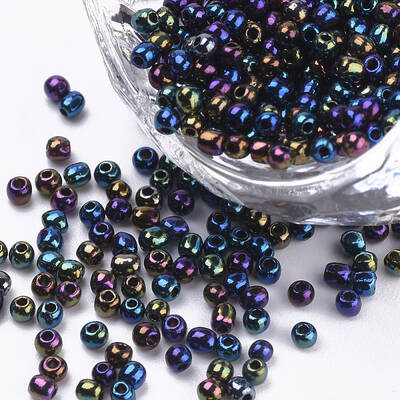 Plated Glass Seed Beads