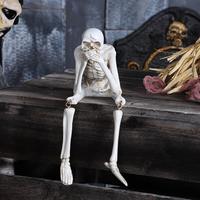 Skeleton Design Ornament, 1 Count Halloween Decoration, Decorative Ornament for Home & Office & Garden, Festival Decor Suppli...