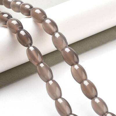 Natural Grey Agate Beads Strands