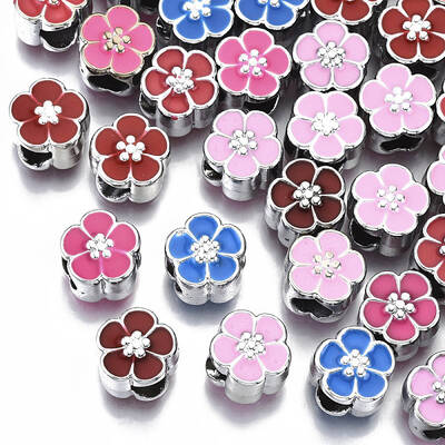 UV Plating Acrylic European Beads