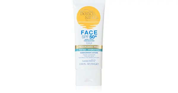 Bondi Sands Spf 50+ Tinted Protective Cream Without Fragrance For Dry Skin Spf 50+ 75 Ml