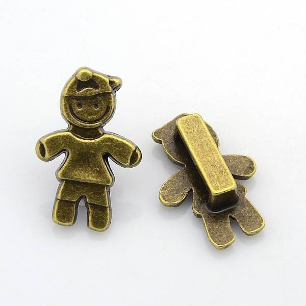 Tibetan Style Alloy Slide Charms