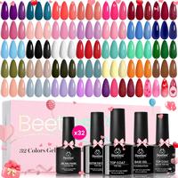 Beetles Gel Nail Polish Set,Gel Polish with Base Top Coat All Season Manicure Tools for Beginners Nail Art Salon Home Easter'...