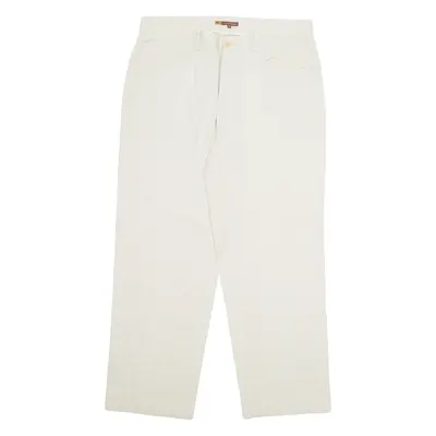 OLLY GAN Workwear Mens Trousers Beige Regular Straight W34 L27