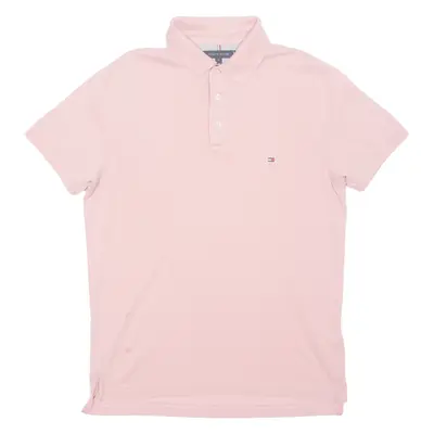TOMMY HILFIGER Slim Fit Mens Polo Shirt Pink M