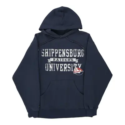 Shippensburg University Raiders Jansport College Hoodie - Medium Navy Cotton Blend