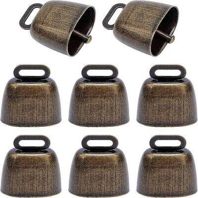 Retro Iron Bell Pendants