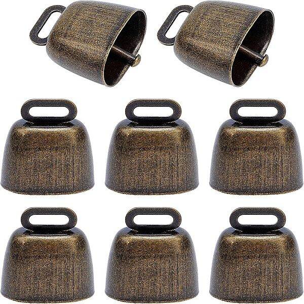 Retro Iron Bell Pendants
