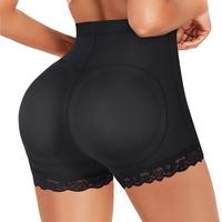 Nebility Women's Butt Lifter Padded Lace Panties Seamless Hip Boyshort Underwear