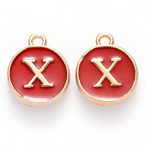 Golden Plated Alloy Enamel Charms
