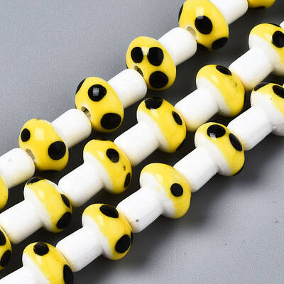 Handmade Porcelain Ceramic Beads Strands