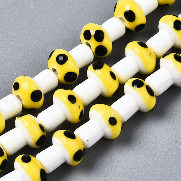 Handmade Porcelain Ceramic Beads Strands