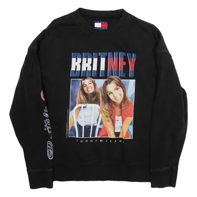 TOMMY HILFIGER Britney Spears Mens Sweatshirt Black S