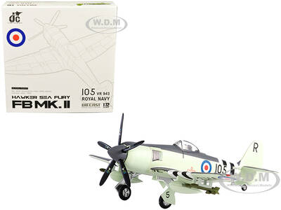 Hawker Sea Fury FB MK. II Fighter Aircraft Royal Navy No. 804 Squadron FAA HMS Glory Korean War (1951) 1/72 Diecast Model by ...