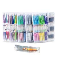 Colorful Ballpoint Pen Kit, 100pcs/set DIY Ballpoint Pen Art Craft Kit with Accessories, Cute Stationery Supplies for School...
