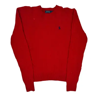 Ralph Lauren Jumper - Medium Red Cotton