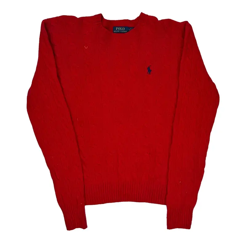 Ralph Lauren Jumper - Medium Red Cotton