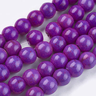 Synthetic Turquoise Beads Strands