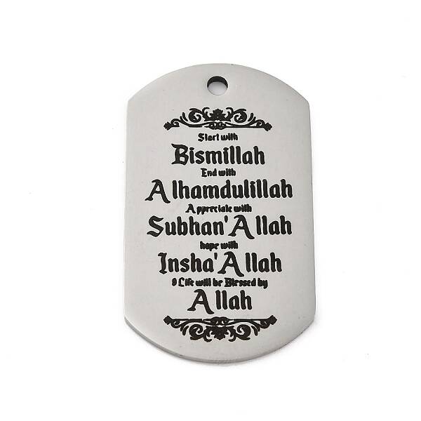 Anti-Tarnish 201 Stainless Steel Pendants