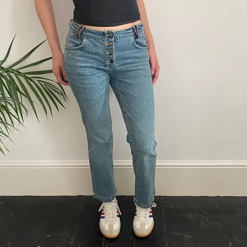 Just Cavalli Jeans - 30W UK 10 Blue Cotton