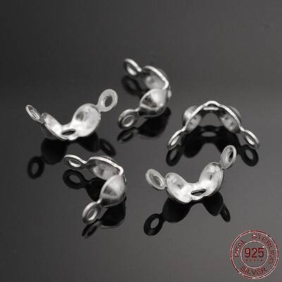 925 Sterling Silver Bead Tips