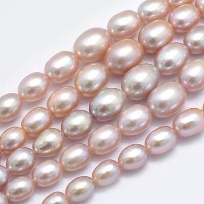 Natural Cultured Freshwater PearlBeads Strands