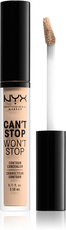 Nyx Can't Stop Won't Stop Full Coverage Concealer Vanilla 3.5ml