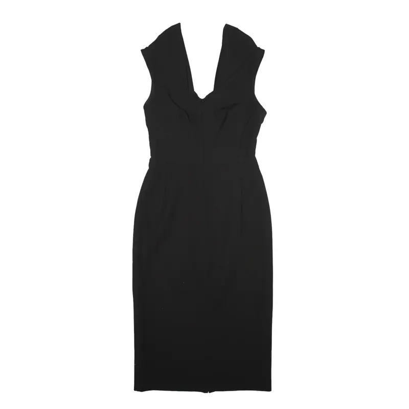 MONSOON Pencil Dress Black Sleeveless Knee Length Womens UK 8