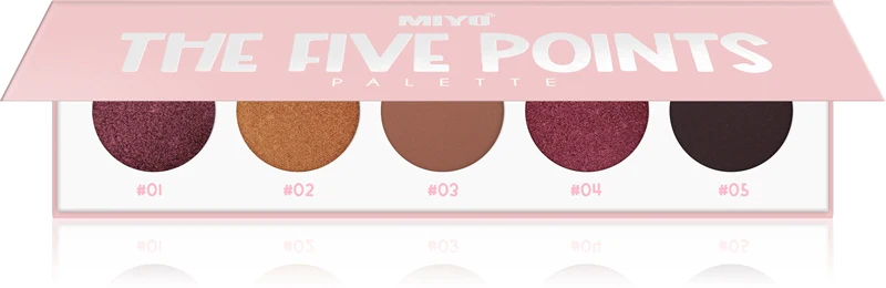Miyo The five points eyeshadow palette color 16 Holy grail