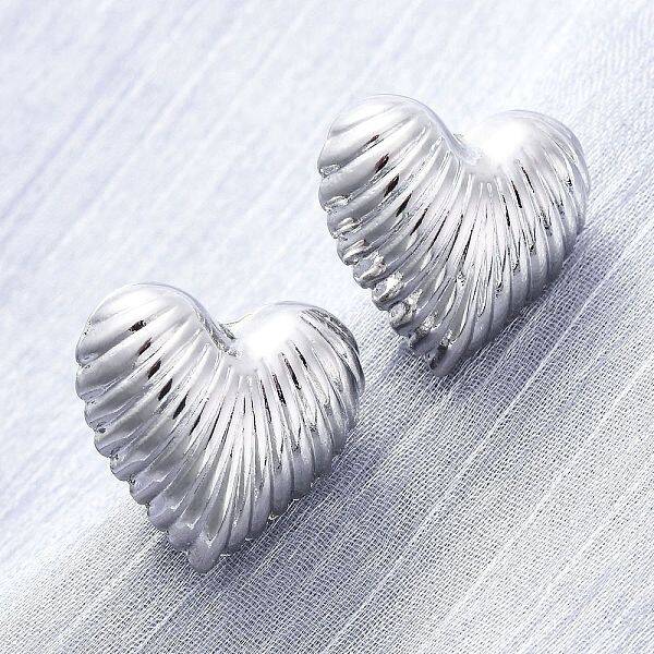 Brass Stud Earrings