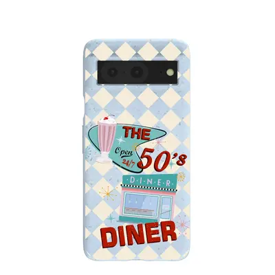 Powder Blue The 50s Diner Google Pixel 8 Case