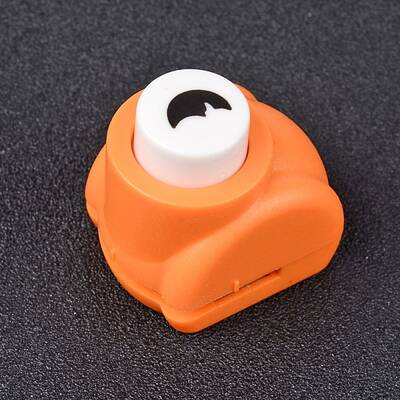 Random Single Color or Random Mixed Color Mini Plastic Craft Paper Punch Sets for Scrapbooking & Paper Crafts