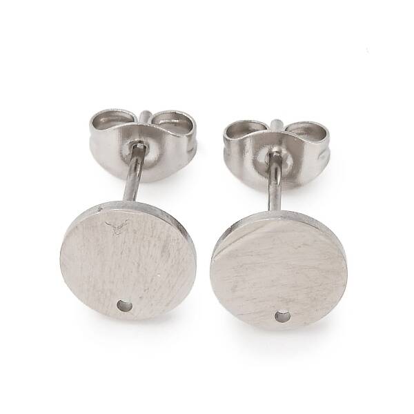 304 Stainless Steel Stud Earring Findings