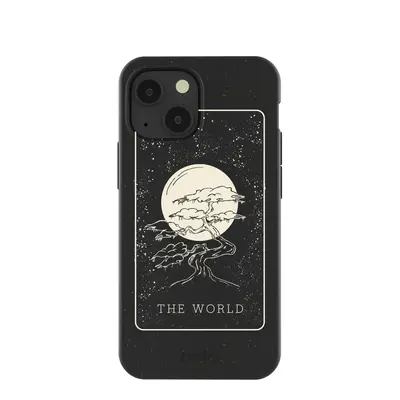 Black The World iPhone 13 Mini Case