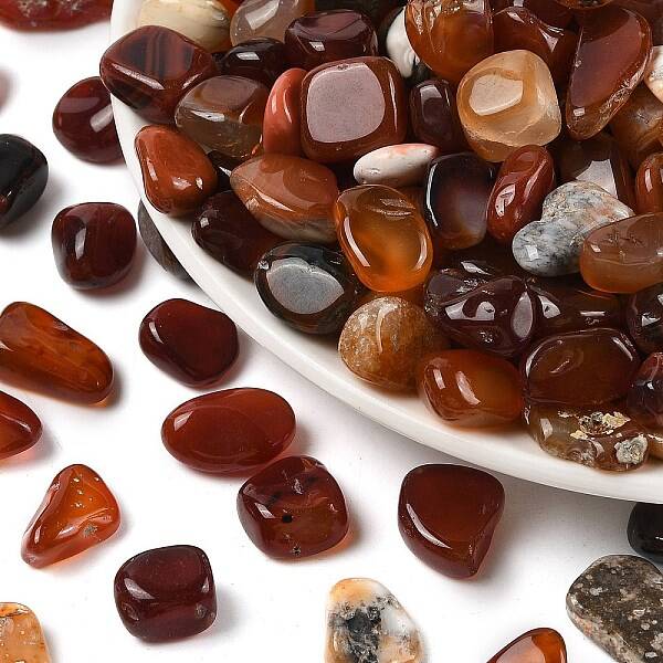 Dyed & Heated Natural Agate Beads