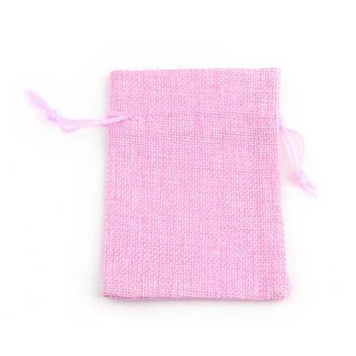 Burlap Packing Pouches Drawstring Bags