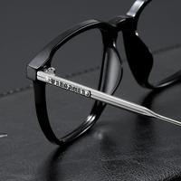 2025 New Party Square Glasses Anti-blue Light TR90 Ultra-light Men And Women Plain Glasses Fashion Natural Glasses Outdoor Gl...