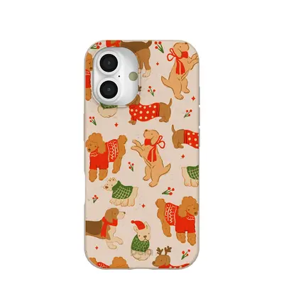 Seashell Jolly Doggos iPhone 16 Case