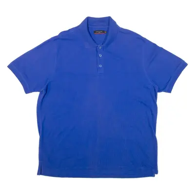 PIERRE CARDIN Mens Polo Shirt Blue 2XL