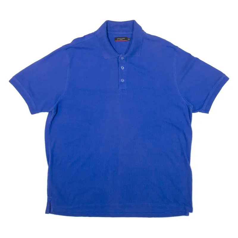 PIERRE CARDIN Mens Polo Shirt Blue 2XL