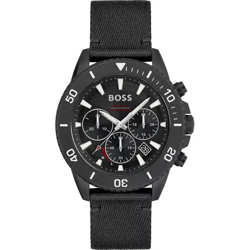 Hugo Boss 1513918 Admiral Black Chronograph Men's Watch