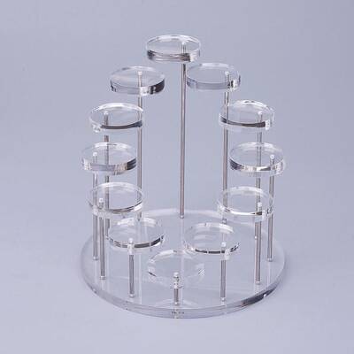 Acrylic Organic Glass Ring Displays